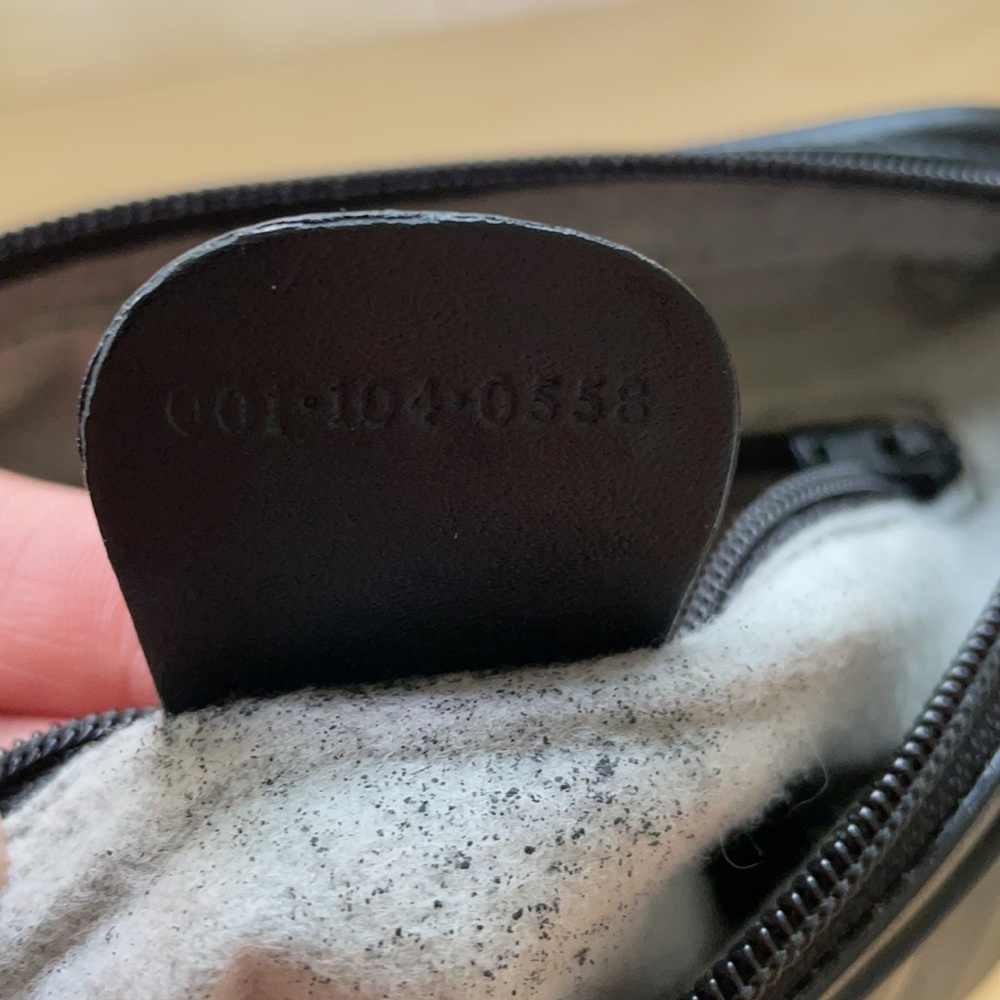 GUCCI 80s black monogram shoulder bag - Picture 8 of 12